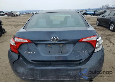 2015 Toyota Corolla L из США, поврежденный, VIN 2T1BURHE1FC481389